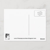 Wenn der Schuh passt... Cinderella Slipper Postkarte (Rückseite)