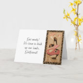 Wenn der Schuh passt!: Fun Fashion Birthday Card Karte (Gelbe Blume)