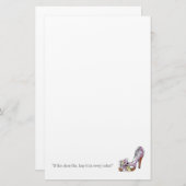 Wenn der Schuh passt, kaufen Sie ihn in jeder Briefpapier (Vorne/Hinten)