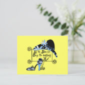Wenn der Schuh passt Postkarte (Stehend Vorderseite)