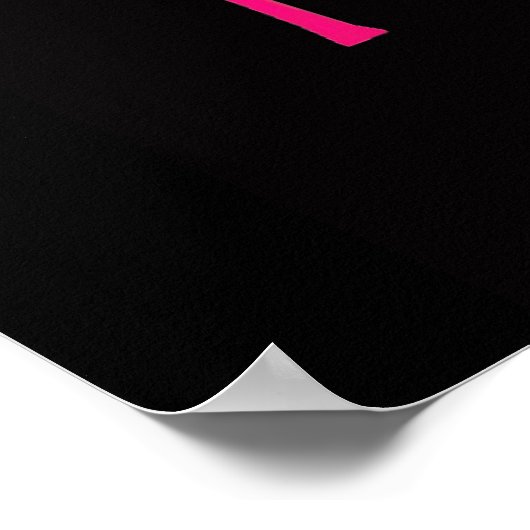 wenn der Schuh Poster passt (Ecke)