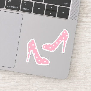 Wenn der Schuh rosa passt Aufkleber