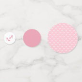 Wenn der Schuh rosa passt Konfetti (Vorderseiten)