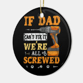 Wenn der Vater es nicht reparieren kann, sind wir Keramik Ornament (Links)