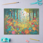 Wenn der Wald singt Seidenpapier (Basteln)