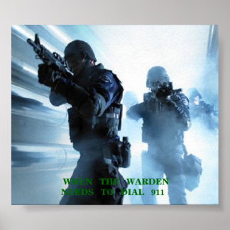 WENN DER WARDEN DIR... POSTER