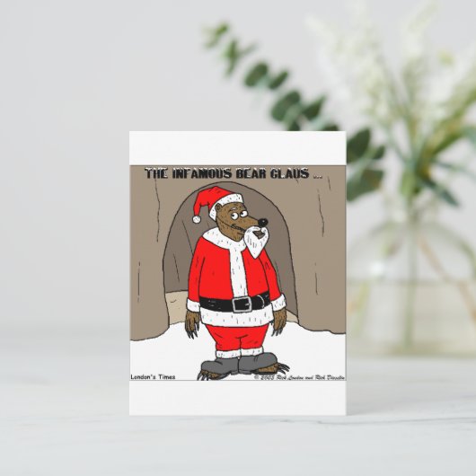 Wenn der Weihnachtsmann der Bärenspass Weihnachten (Stehend Vorderseite)