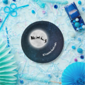 Wenn der Weihnachtsmann eine lustige Weihnachtsfer Pappteller (Party)