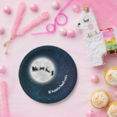 Wenn der Weihnachtsmann eine lustige Weihnachtsfer Pappteller (Party)