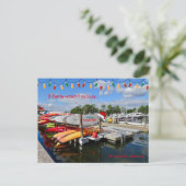 Wenn der Weihnachtsmann nicht so beschäftigt wäre, Postkarte (Stehend Vorderseite)