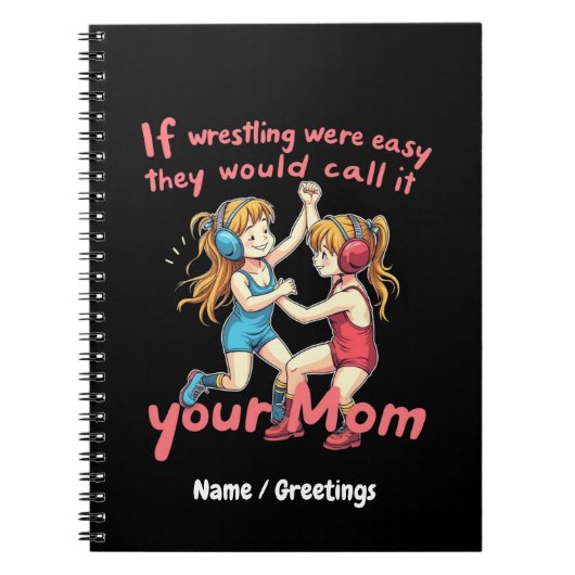 Wenn der Wrestling einfach war, werden sie es Ihre Notizblock (Vorderseite)