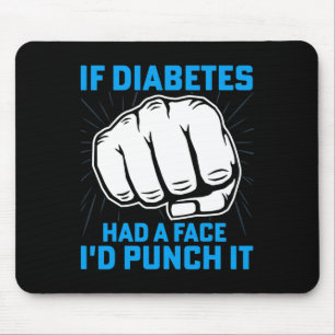 Wenn Diabetes ein Gesicht hatte, würde ich es Diab Mousepad