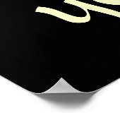 Wenn dich Karma nicht trifft, werde ich es tun Poster (Ecke)