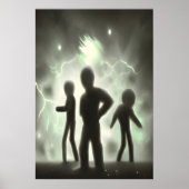 Wenn die Alien für Sie kommt | AI Art Poster (Vorne)