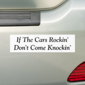 Wenn die Autos Rockin - Autoaufkleber (Auf Auto)