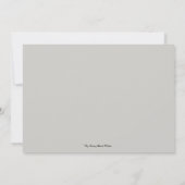 Wenn die Beileids-Karte Libelle in der grauen Einladung (Rückseite)