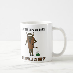 Wenn die Chips hinunter Tasse sind