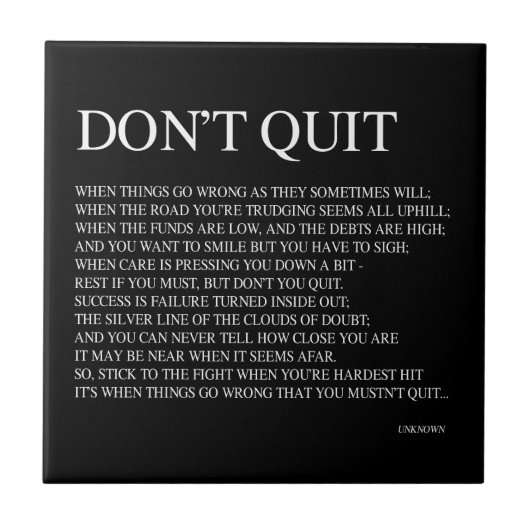 WENN DIE DINGE FEHLEN, WIE SIE MANCHMAL SCHWIERIGE FLIESE (Vorderseite)