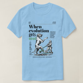 Wenn die Evolution verdrahtet wird, sind Great Dan T-Shirt