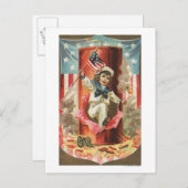 Wenn die Fahne der Freiheit vergeht Postkarte (Vorne/Hinten)