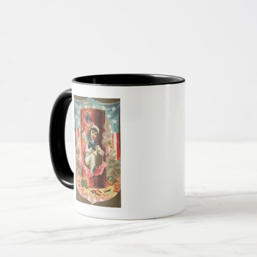 Wenn die Fahne der Freiheit vergeht Tasse (Vorderseite Links)