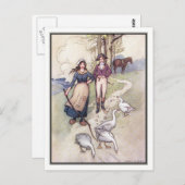 Wenn die ganze Welt jung ist durch Warwick Goble Postkarte (Vorne/Hinten)