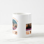 Wenn die Hölle erfriert, werde ich auch dort Ski f Kaffeetasse (Mittel)