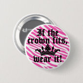 Wenn die Krone ..... passt Button (Vorne & Hinten)