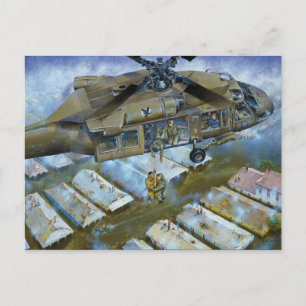Wenn die Levees Broke von David Russell Postkarte