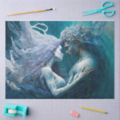 Wenn die Liebe das Zettelpapier aufruft Seidenpapier (Basteln)