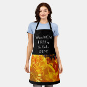 Wenn die Mama das GRILL auflöst - Schürze Spaß aus (Getragen)