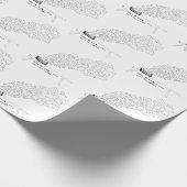 Wenn die Muse endlich ihren Kaffee bekommt Geschenkpapier (Ecke)