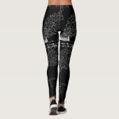 Wenn die Muse endlich ihren Kaffee bekommt Leggings (Rückseite)