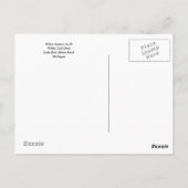 Wenn die Natur ruft Postkarte (Rückseite)