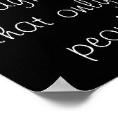 Wenn die rechte Hirnhälfte die linke Kontrolle... Poster (Ecke)