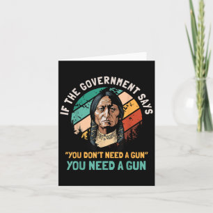 Wenn die Regierung sagt, Sie brauchen keine Waffen Karte