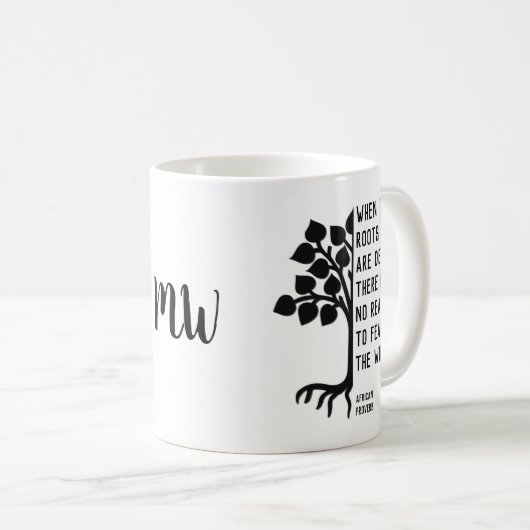 WENN DIE ROOTS TIEF SIND, KAFFEETASSE (VorderseiteRechts)