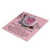 WENN DIE ROSE NIEMALS FEHLEN FLIESE (Seite)