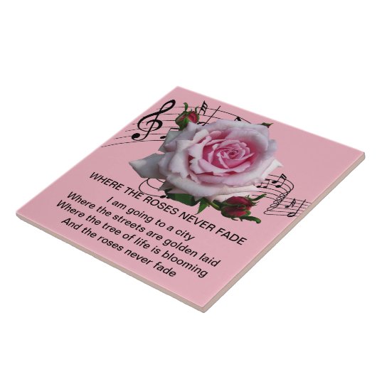 WENN DIE ROSE NIEMALS FEHLEN FLIESE (Seite)