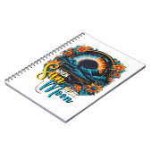 Wenn die Sonne auf den Mond trifft, kosmisches Aus Notizblock (Linke Seite)