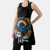 Wenn die Sonne den Mond erreicht, ergibt sich das Schürze (InSitu)