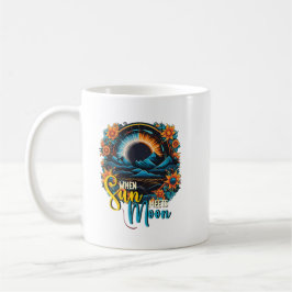 Wenn die Sonne Mond trifft, Himmelsmuscheln, Eclip Kaffeetasse