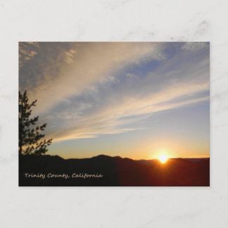 Wenn die Sonne untergeht... Postkarte