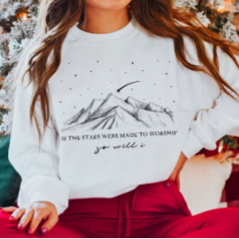 Wenn die Sterne dazu gebracht wurden, Sweatshirt a