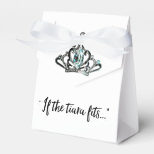 "Wenn die Tiara… passt! " Geschenkschachtel