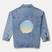 Wenn die Uhr Gold wird Jeansjacke (Rückseite)