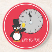 Wenn die Uhr zwölf Sandstein-Untersetzer trifft Getränkeuntersetzer (Vorne)