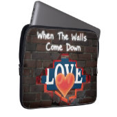 Wenn die Wände herunterkommen Laptopschutzhülle (Vorne Rechts)