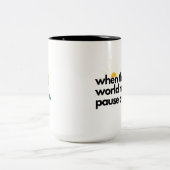 Wenn die Welt stürmt, anhalten und die Tasse steig (Mittel)