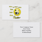 Wenn die Welt Visitenkarte (Vorne/Hinten)